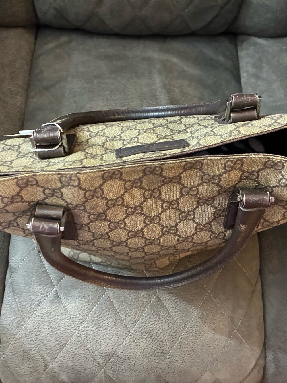 Gucci Monogram Laptop Bag - Picture 5 of 11